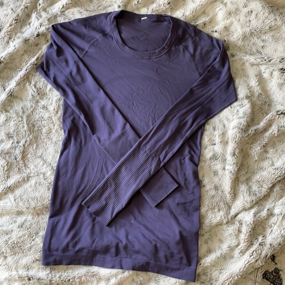 lululemon athletica Purple Long Sleeve Tee